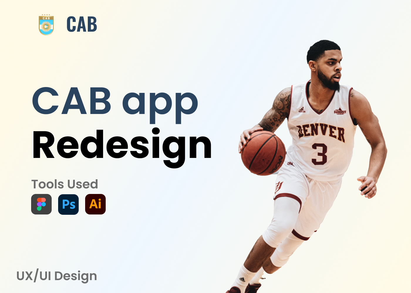 Captura de pantalla del proyecto de rediseño de la aplicación móvil CAB App, mostrando una interfaz de usuario moderna y fácil de usar.